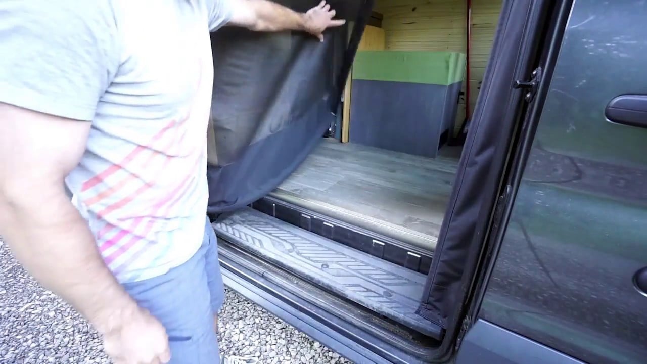 Mosquito Screen Magnetic Door, Ford Transit Campervan Conversion