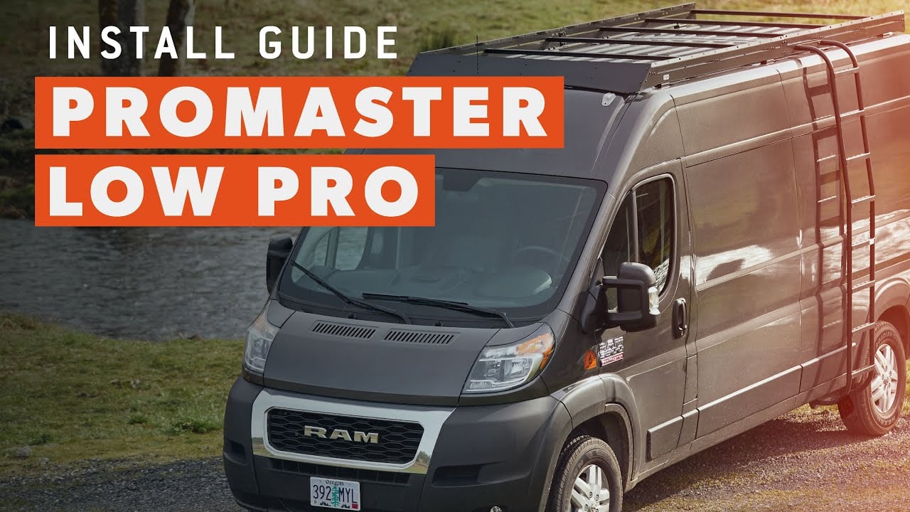 Promaster Low Pro Roof Rack Installation - Flatline Van Co.
