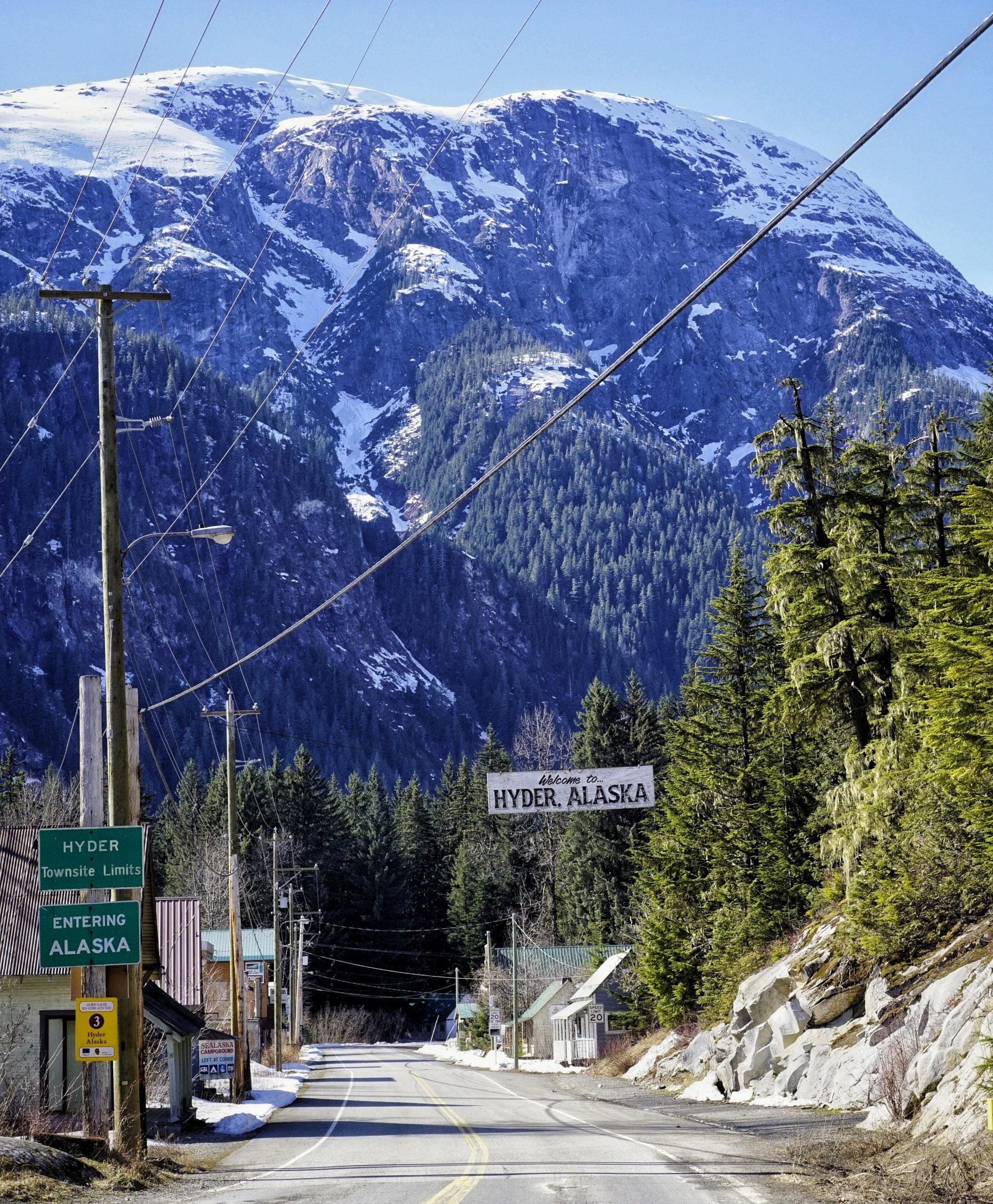 Hyder Alaska Border Canada