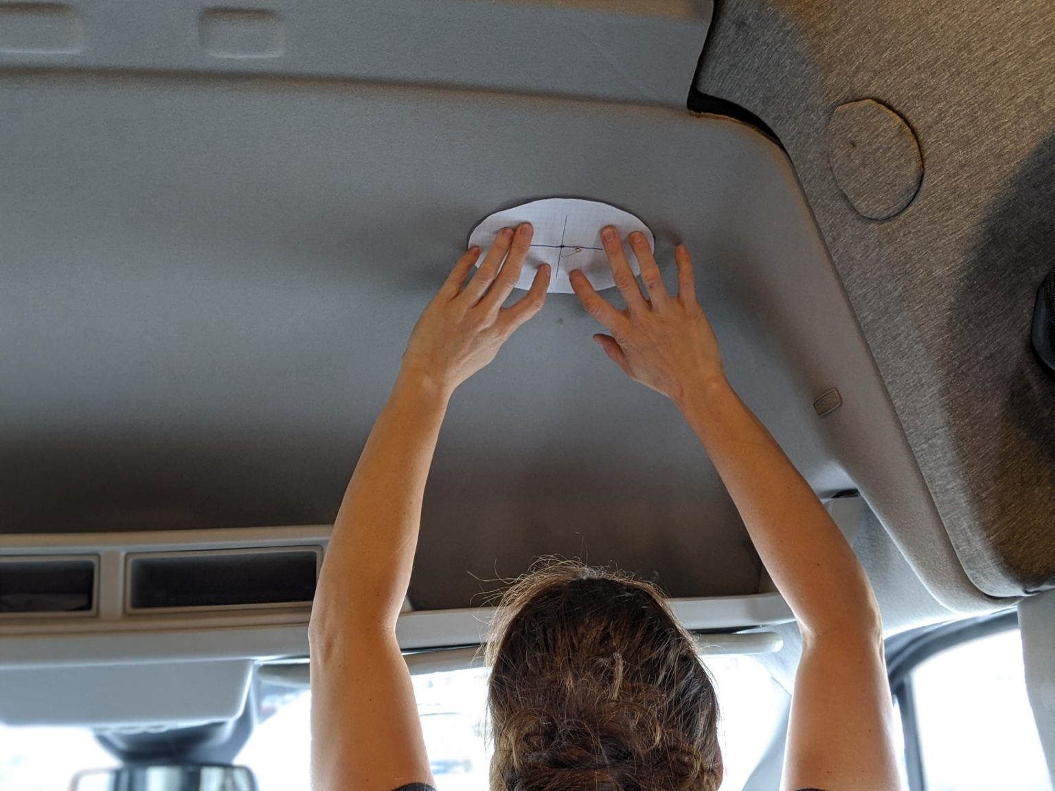 Ford Transit Adding Speakers To The Headliner FarOutRide