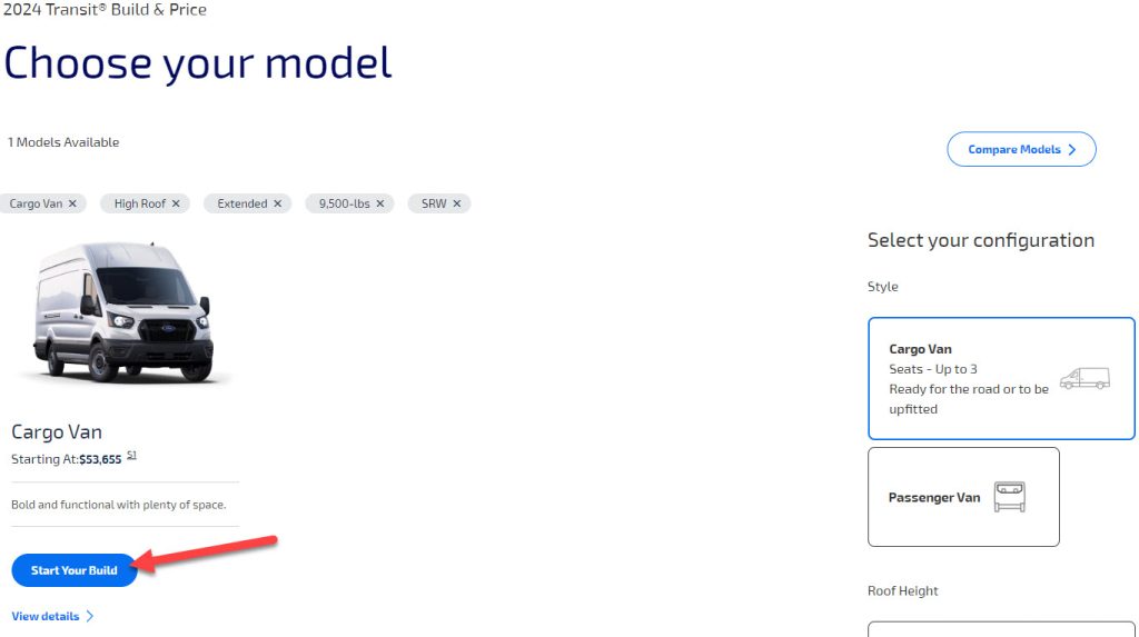 2024 Ford Transit Order Guide for Camper Van Conversion FarOutRide