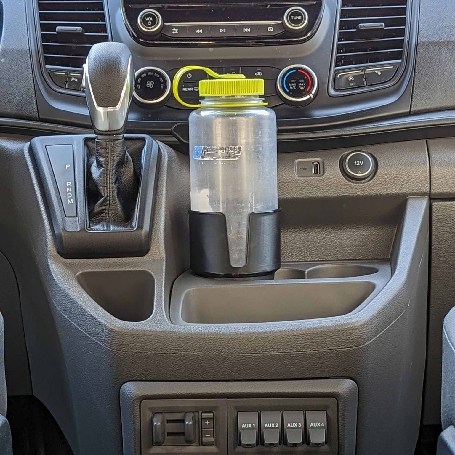 Cup Holder Expander for Ford Transit Large Center Console (2020present