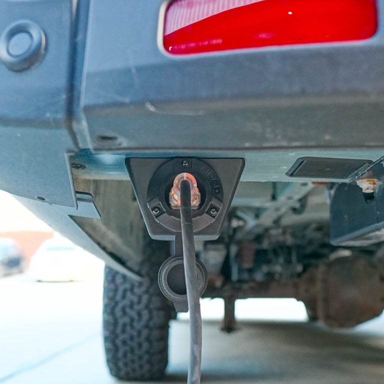 Ford Transit D-Pillar Shore Power Entry Box