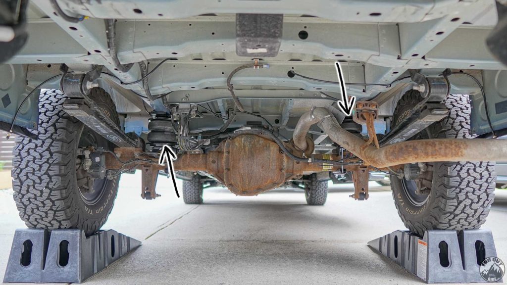 Air Lift Air Bags, Compressor, Tank Installation on Ford Transit Heading