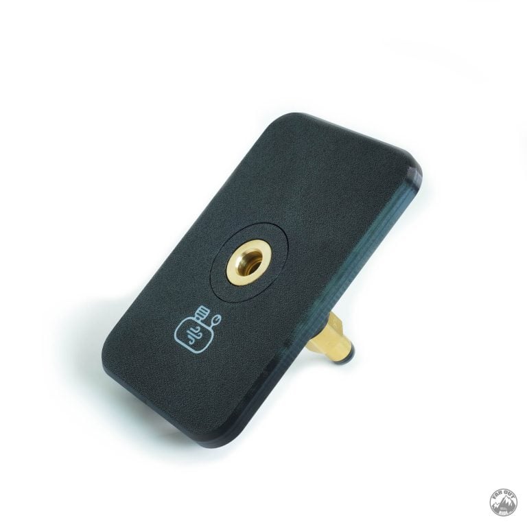 Flush-Mount Air Coupler for Onboard Compressor (Ford Transit D-Pillar)- Iso View