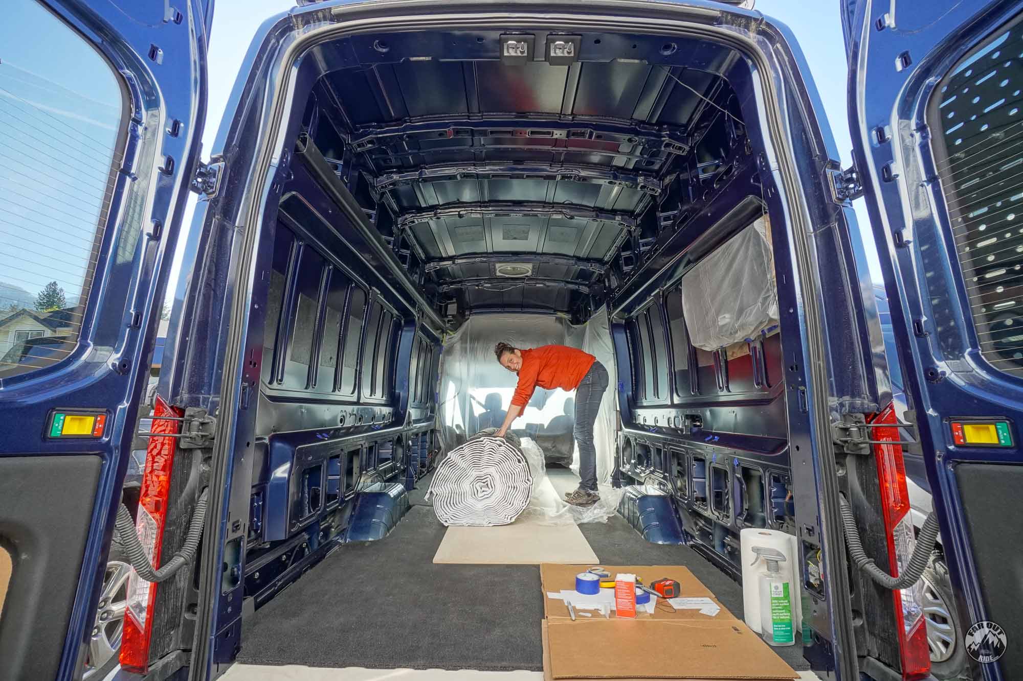 Thinsulate Insulation: How To Install in a Van - FarOutRide