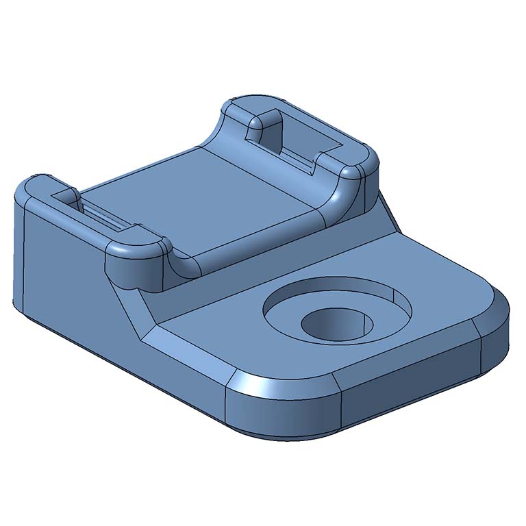 Reusable Zip Tie Holder for 80/20 Aluminum Extrusion (3D Print File)