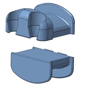 Zero-G 1/2" x 25' Hose Holder for MOLLE Panel (3D Print File)