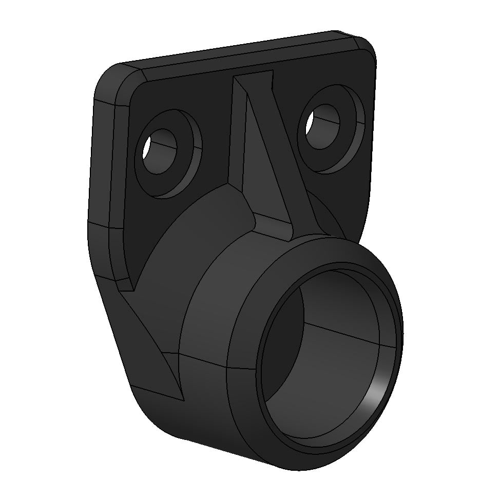 Closet Rod Bracket for 80/20 Bed - 3D Print File