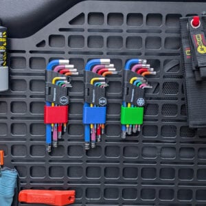 Allen, Hex, & Torx Key Holder for MOLLE Panel - 3D Print File