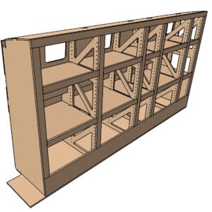 Bedroom Cubbies - Driver Side  | CNC File